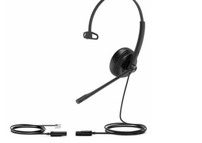 Yealink YHS34 Mono RJ9 Wired On-Ear Headset